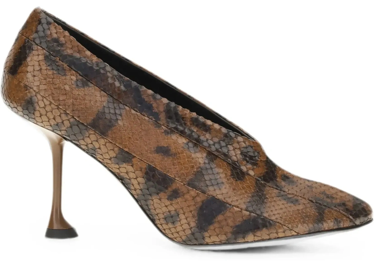 Pantofi Tee Pieced python-print Pumps - Img 8