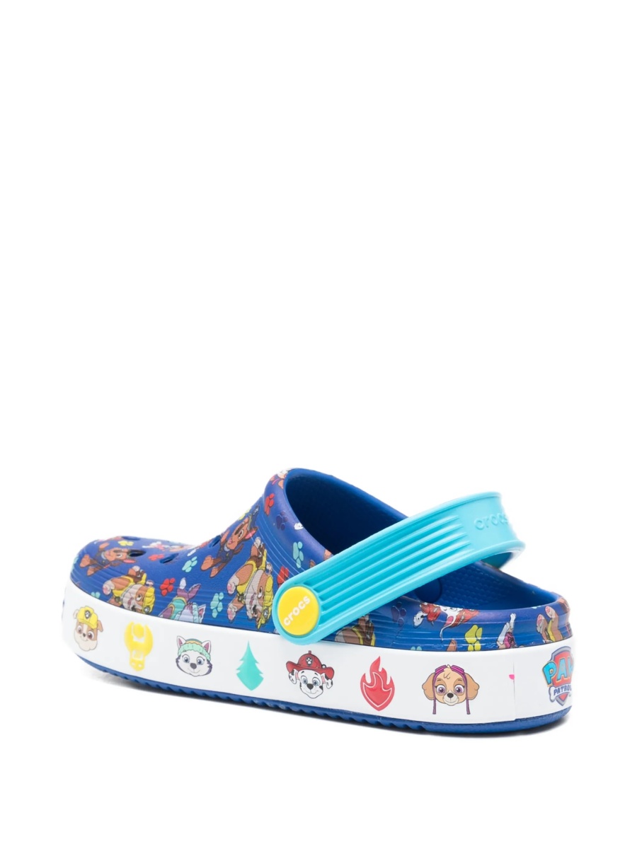 Papuci Crocs albastri din cauciuc - Img 2