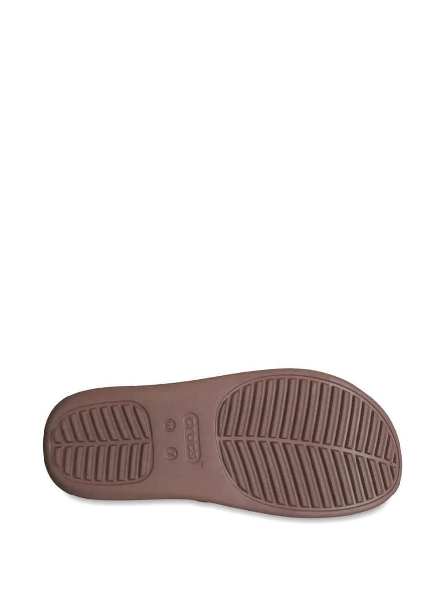 Papuci Crocs maro din termoplastic - Img 5