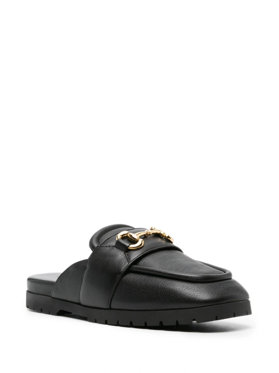 Papuci Gucci Horsebit negri din piele - Img 2