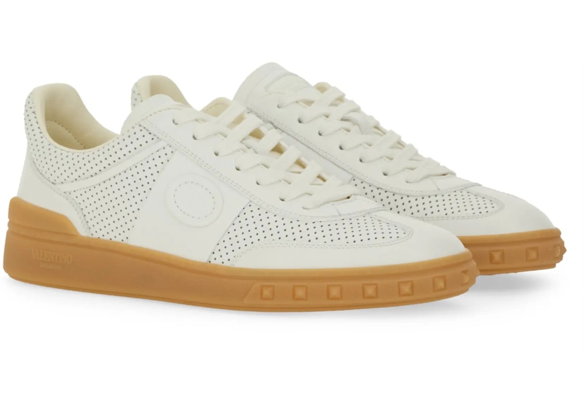 Perforated Nappa Leather Sneaker - Img 2