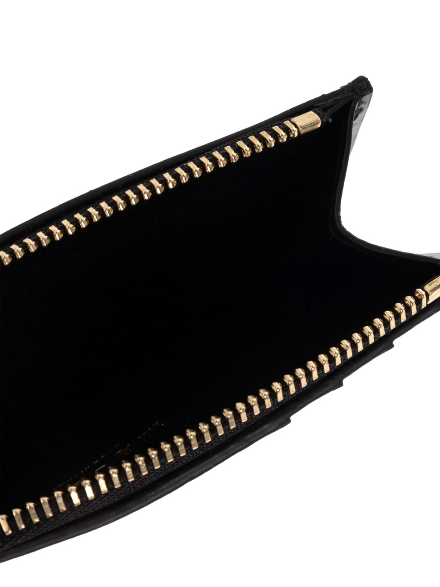 Portofel Alexander McQueen negru din piele - Img 4