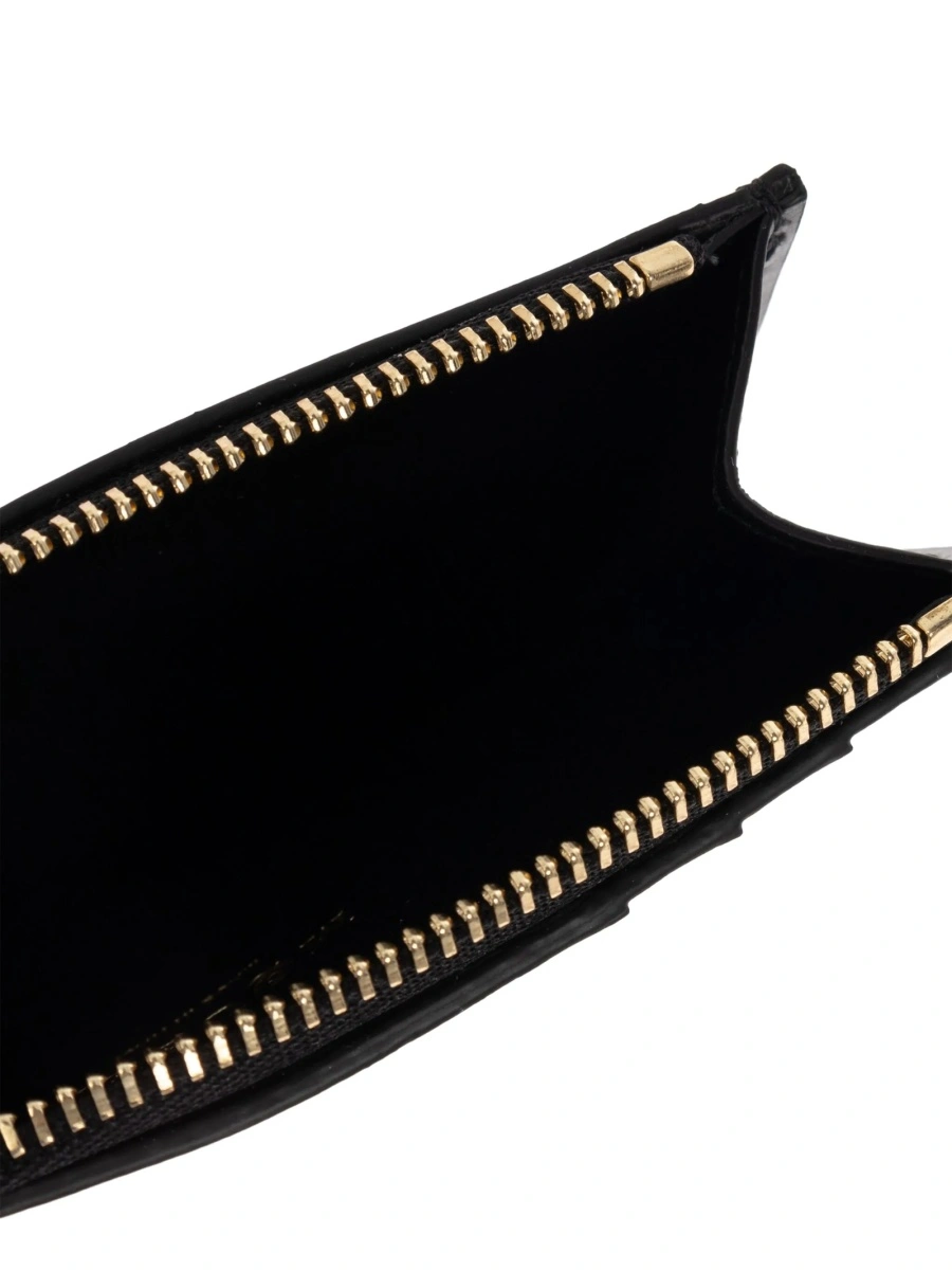 Portofel Alexander McQueen negru din piele - Img 4