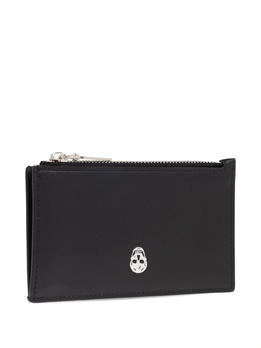 Portofel Alexander McQueen negru din piele - Img 3