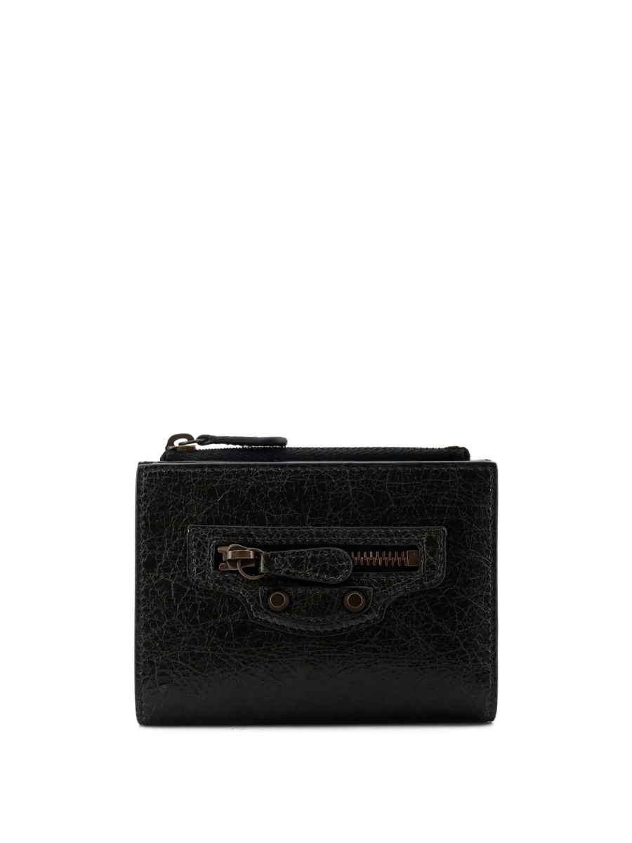 Portofel Balenciaga negru din piele - Img 2