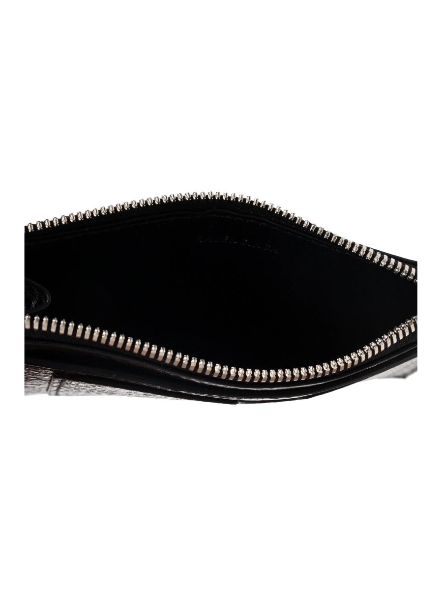 Portofel Balenciaga negru din piele - Img 2