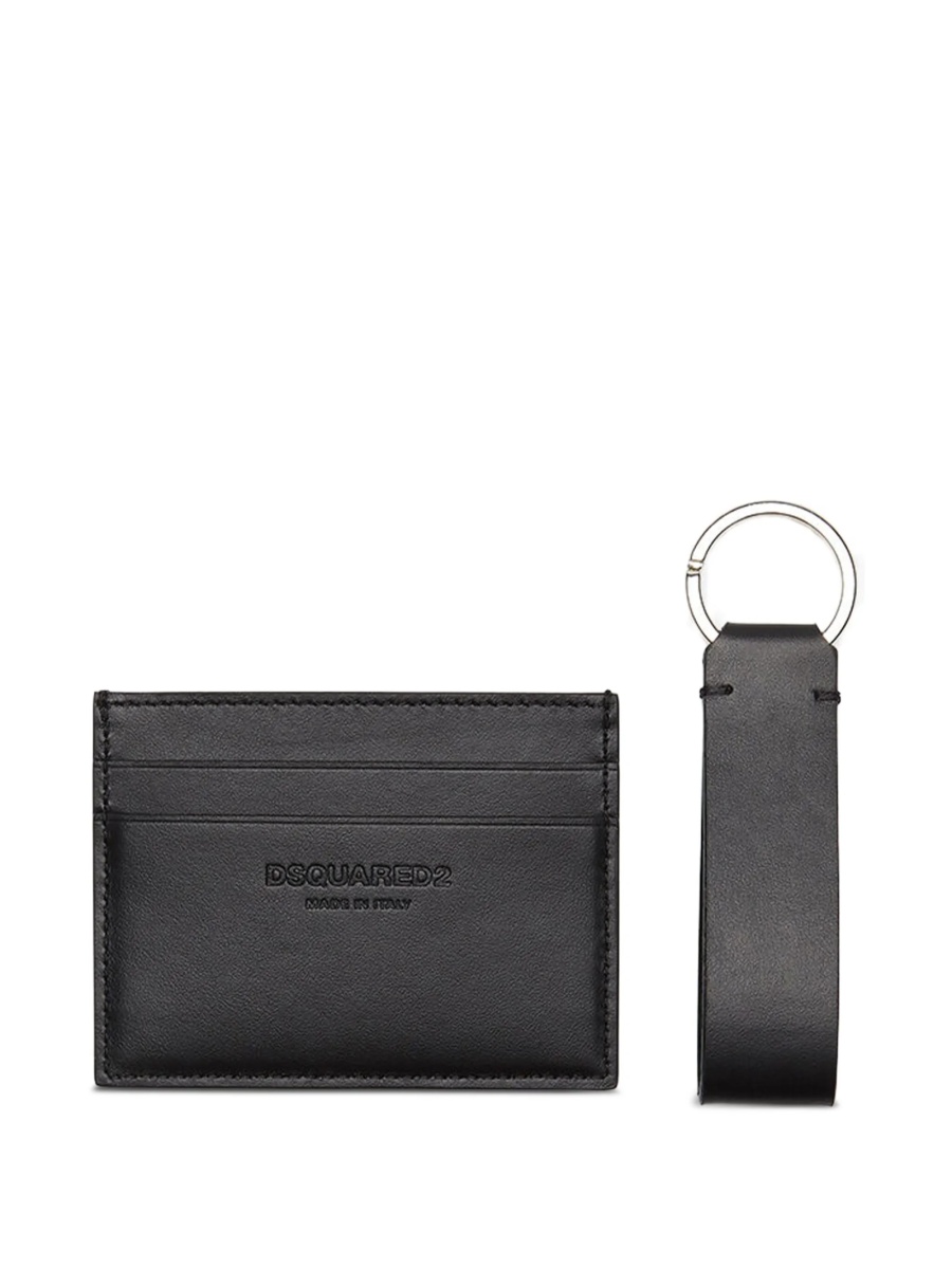 Portofel DSQUARED2 negru din piele - Img 3