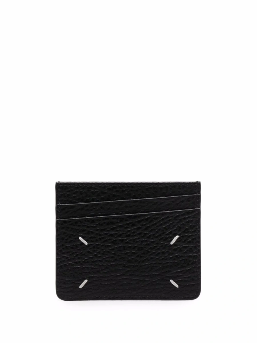 Portofel Maison Margiela negru din piele - Img 2