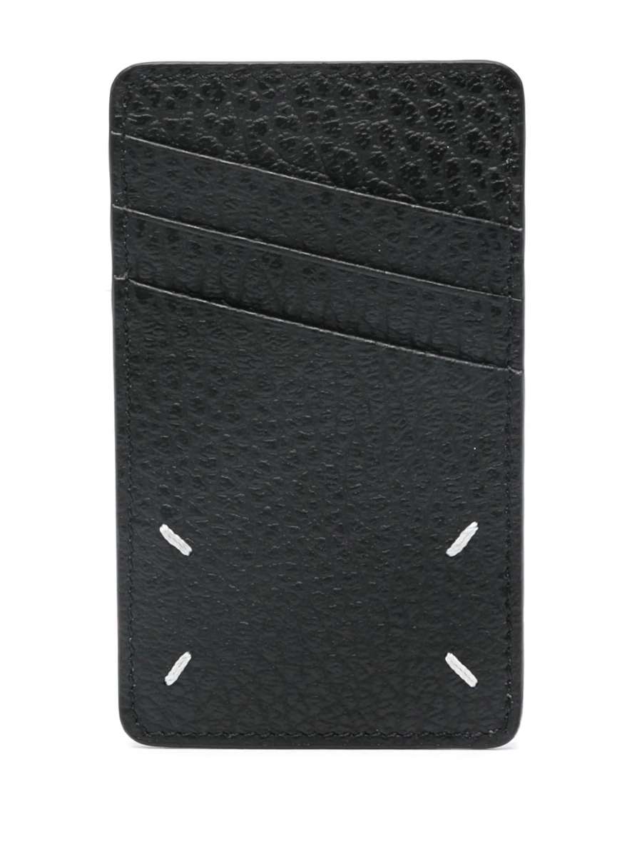 Portofel Maison Margiela negru din piele - Img 2