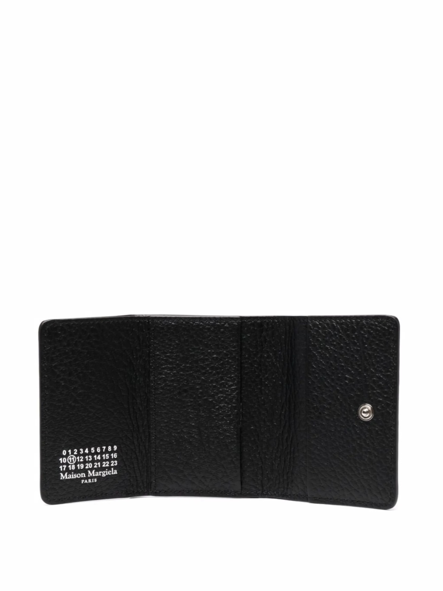 Portofel Maison Margiela negru din piele - Img 3