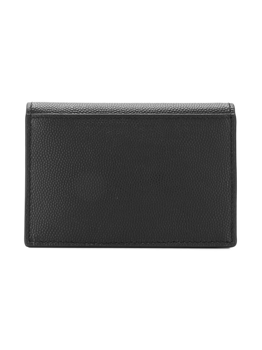 Portofel Saint Laurent negru din piele - Img 2
