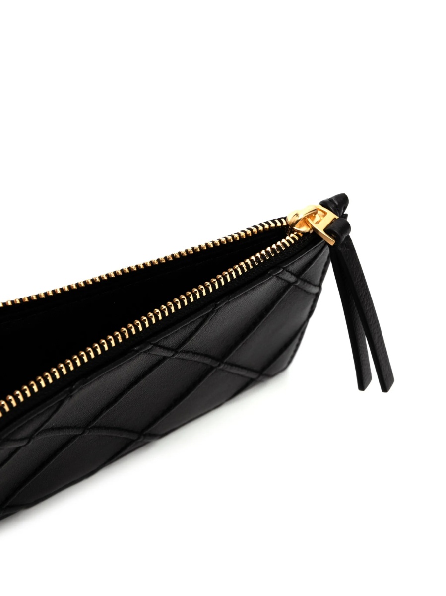 Portofel Tory Burch fleming negru din piele - Img 3