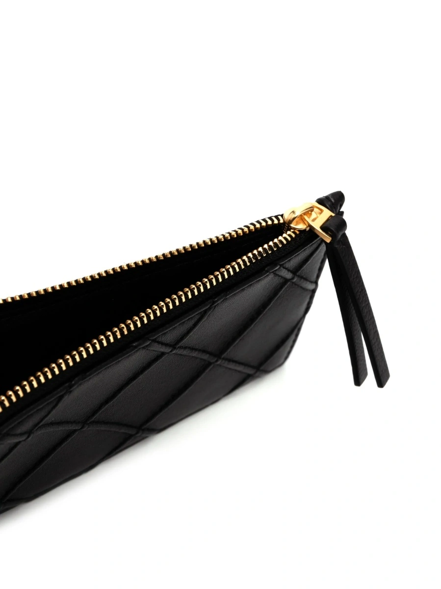 Portofel Tory Burch fleming negru din piele - Img 3