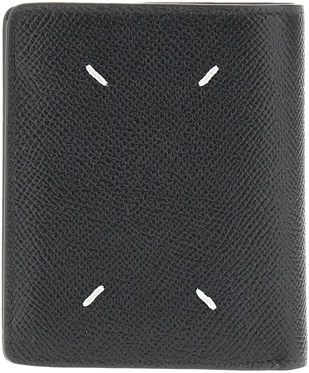 Portofele 'Four Stitches' leather bi-fold wallet - Img 2