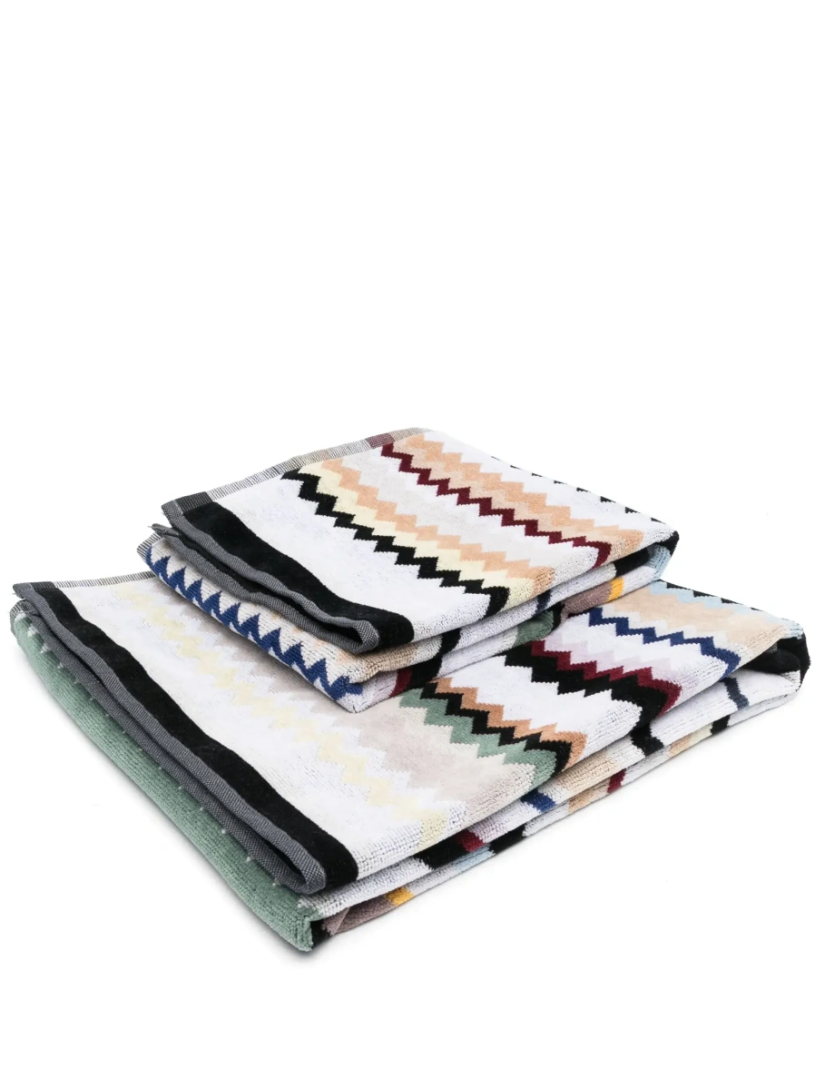 Prosoape CURT SET 2 PIECES towels in 100% cotton multicolor unisex - Img 5
