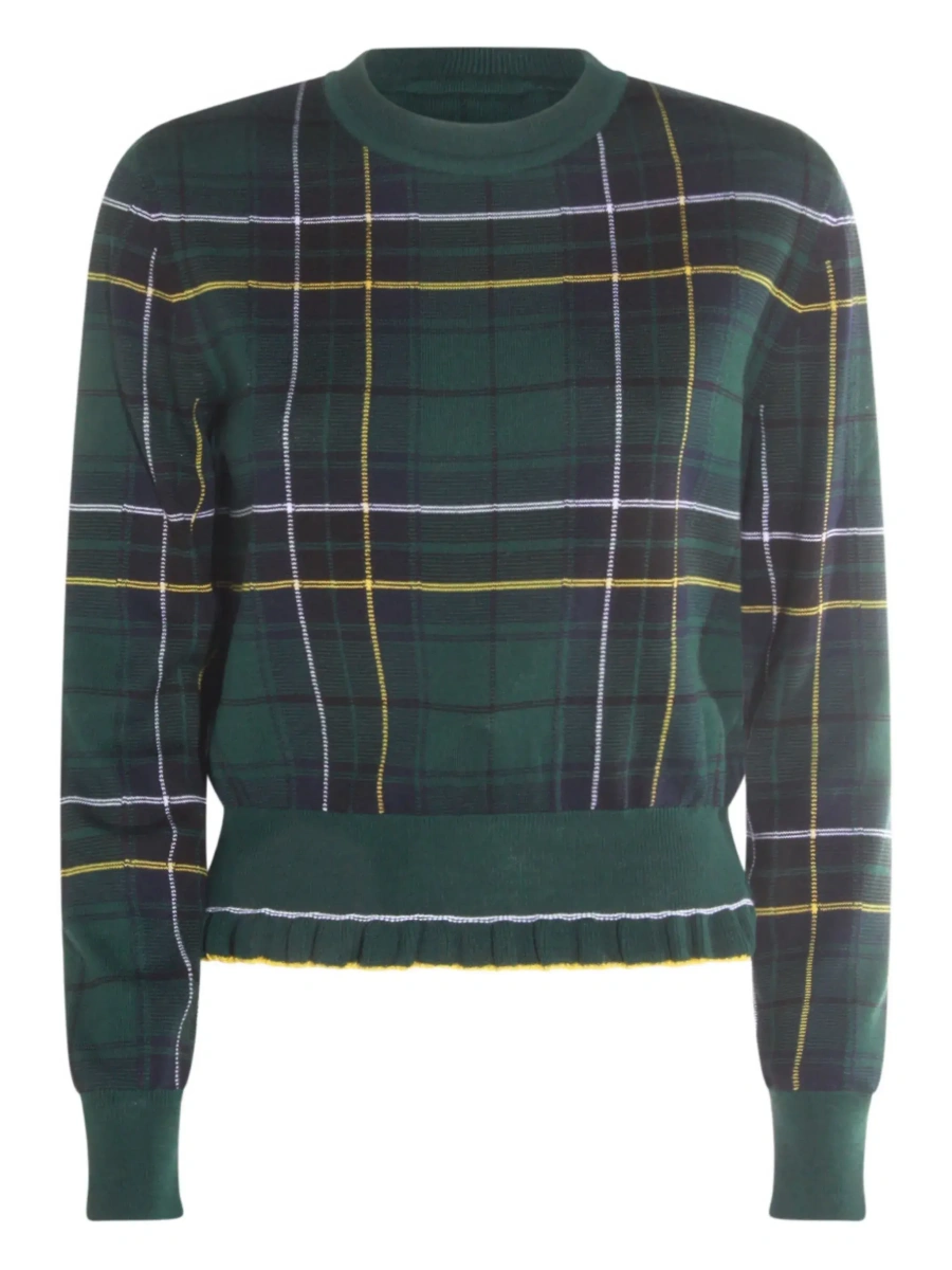 Pulover Alexander McQueen verde din lana - Img 6