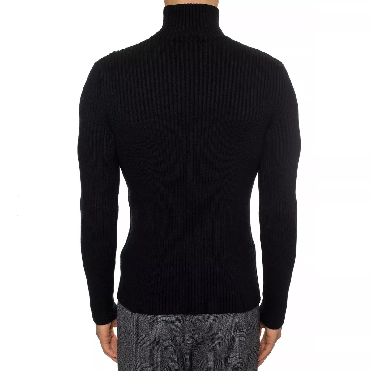 Pulover Balenciaga Cashmere Blend Rib Knit Turtleneck - Img 3