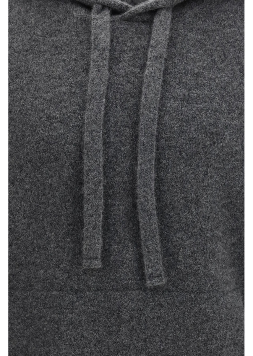 Pulover Cashmere and silk hooded Sweater - Img 3