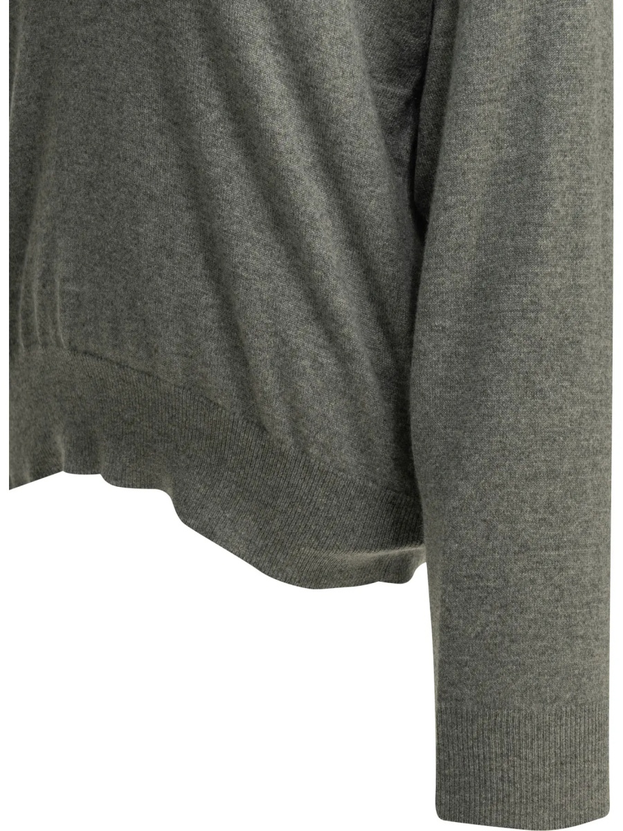Pulover Cashmere V-neck sweater - Img 4