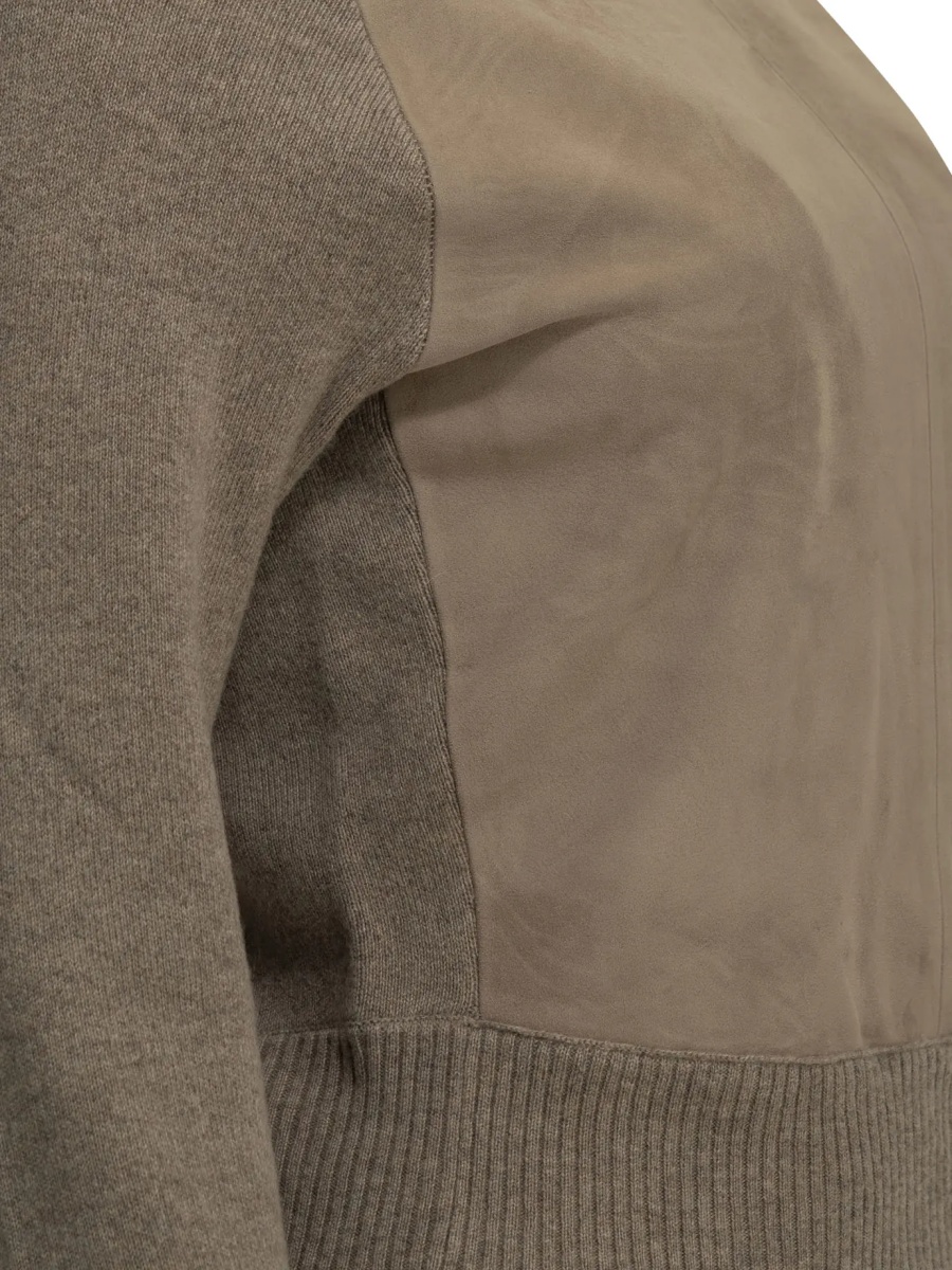 Pulover Crew-neck sweater made of wool and cashmere - Img 4
