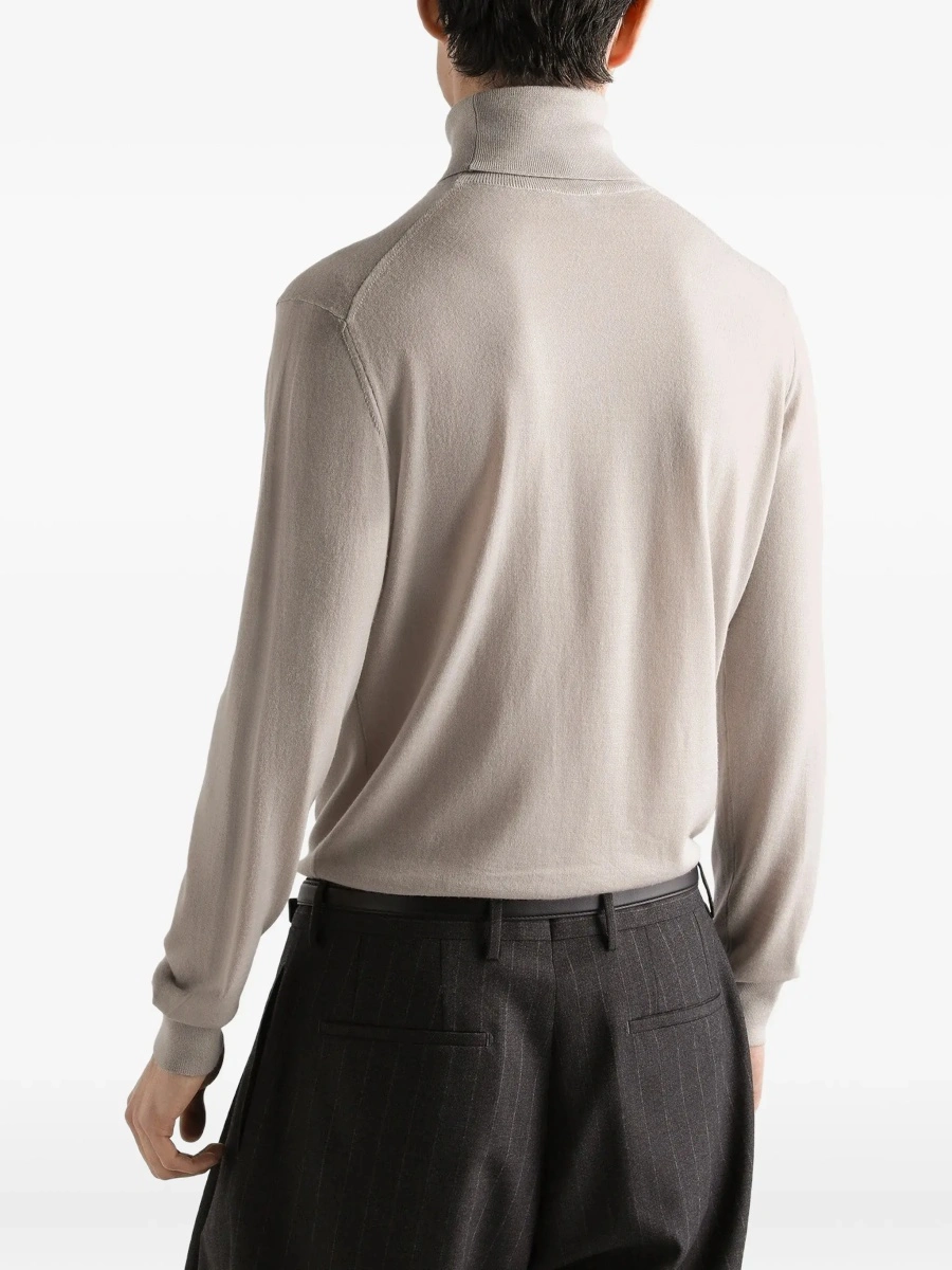 Pulover Dolce &amp; Gabbana multicolor din casmir - Img 7