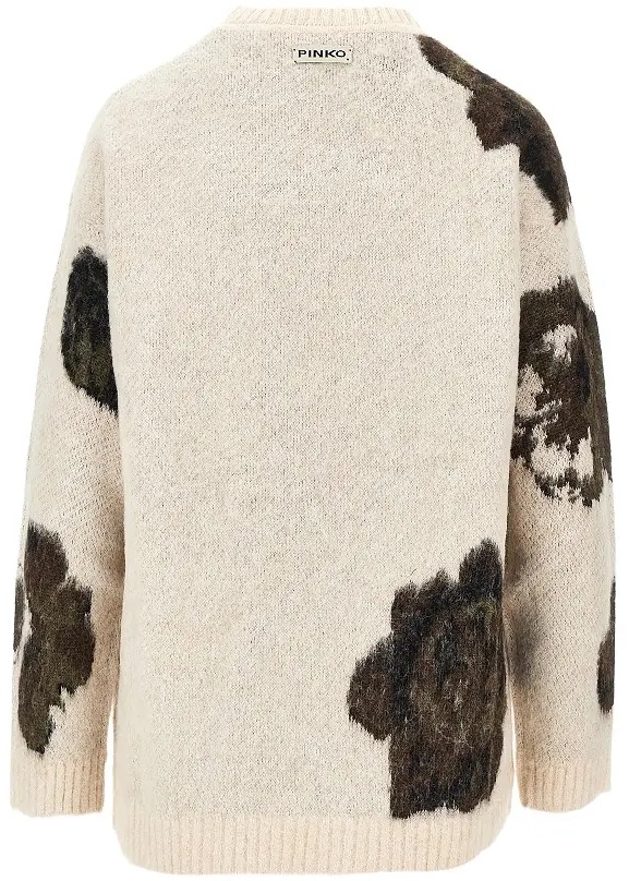 Pulover Jacquard wool and alpaca blend sweater - Img 3