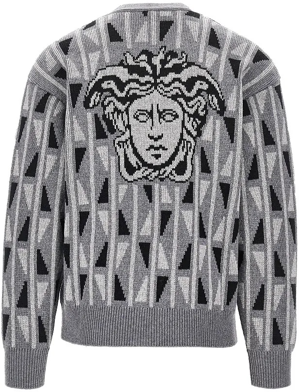 Pulover Jacquard wool and cashmere cardigan - Img 3