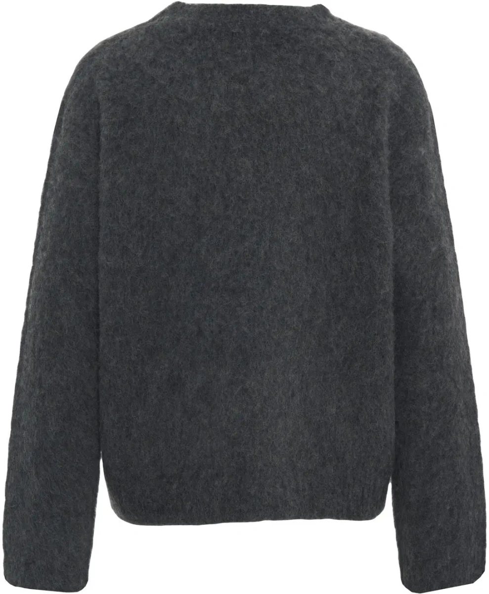 Pulover Jucca gri din alpaca - Img 3