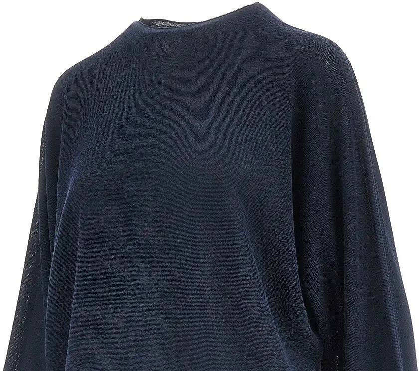 Pulover Knitted top with batwing sleeves - Img 2