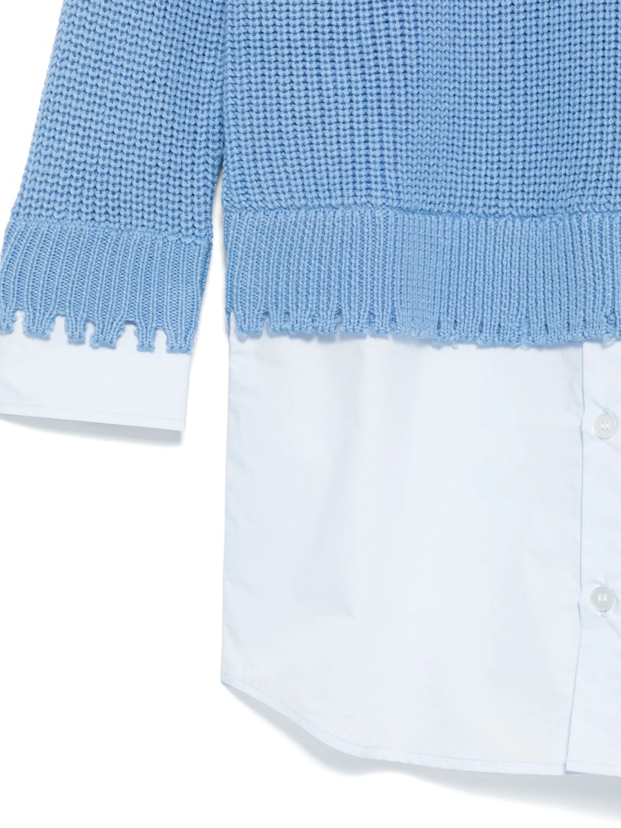 Pulover MM6 Maison Margiela albastru - Img 3