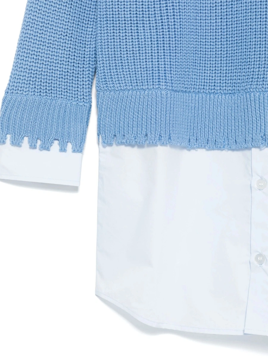 Pulover MM6 Maison Margiela albastru - Img 3