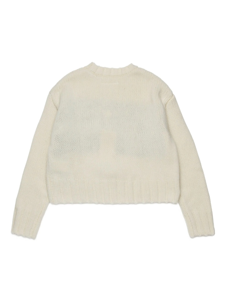 Pulover MM6 Maison Margiela alb - Img 2