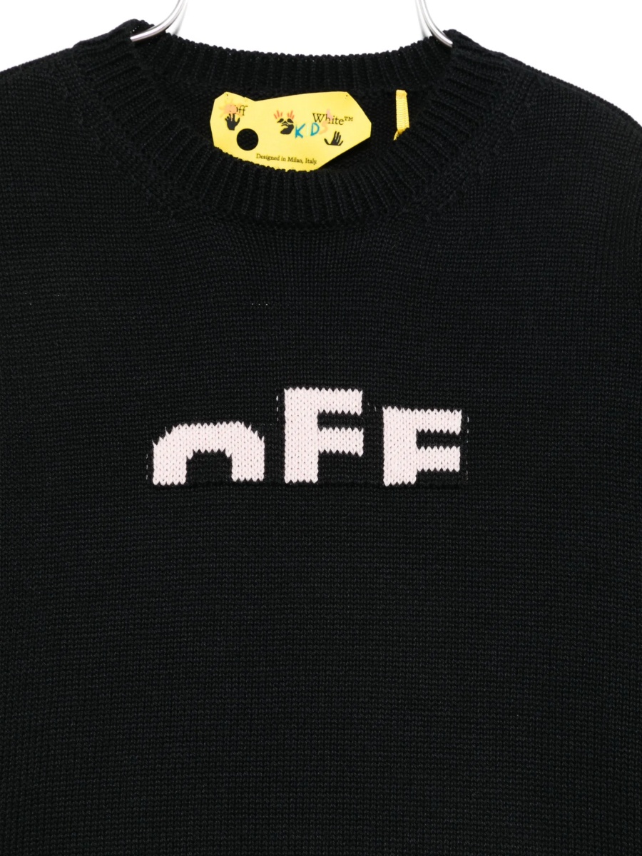 Pulover Off-White negru - Img 3