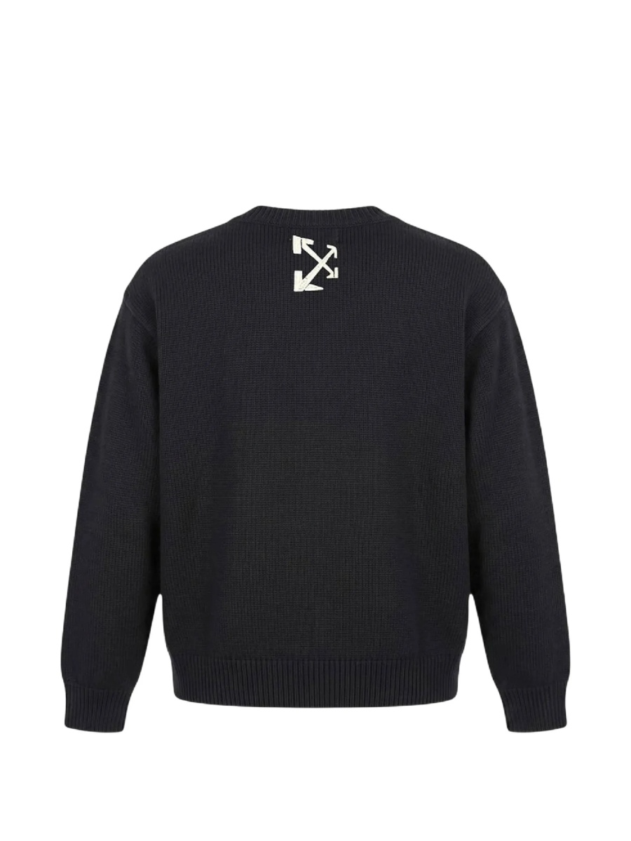 Pulover Off-White negru - Img 2