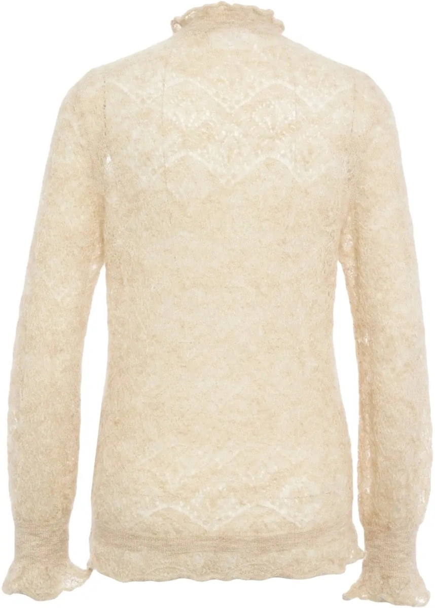 Pulover Semi-transparent knit sweater - Img 2