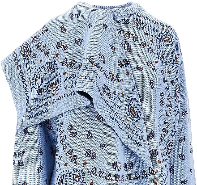 Pulover Sweater with Bandana jacquard motif - Img 2