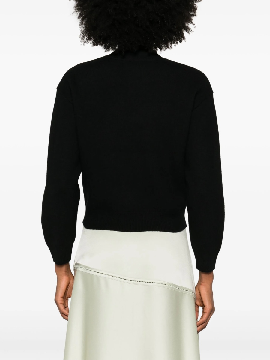 Pulover tricotat A.P.C. negru - Img 4