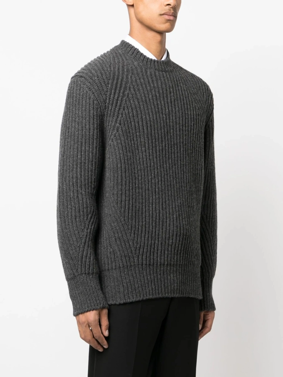 Pulover tricotat Alexander McQueen gri - Img 3