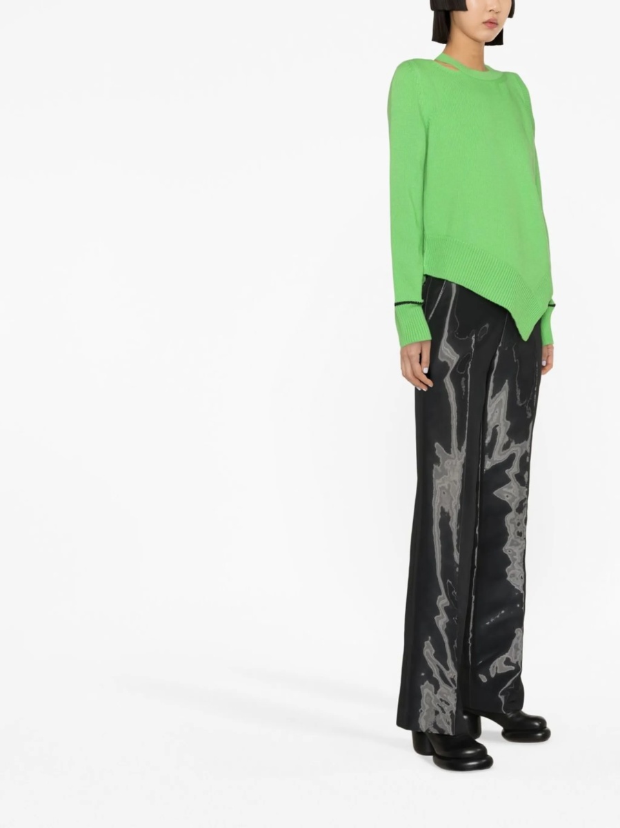 Pulover tricotat Alexander McQueen verde - Img 4