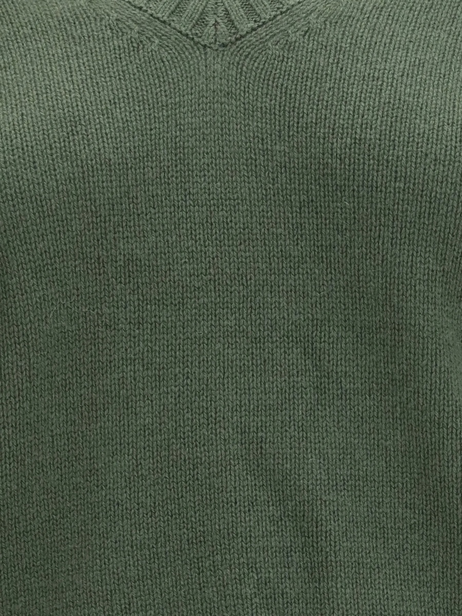 Pulover tricotat Allude verde - Img 3