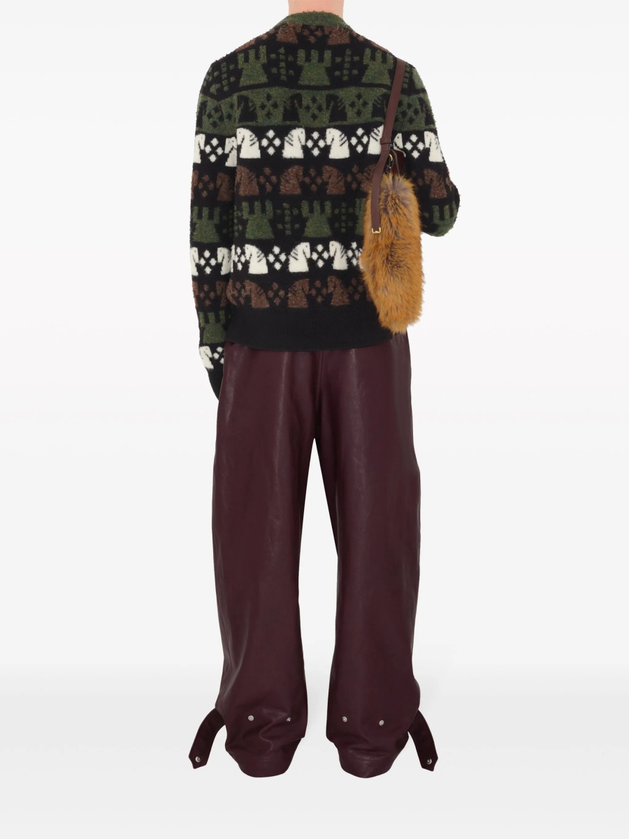 Pulover tricotat Burberry negru - Img 4