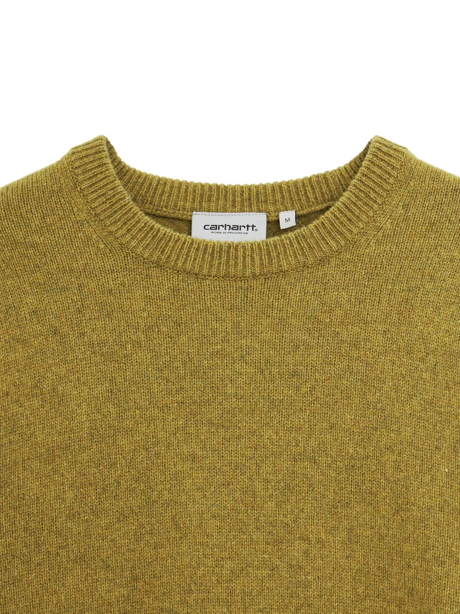 Pulover tricotat Carhartt galben - Img 2