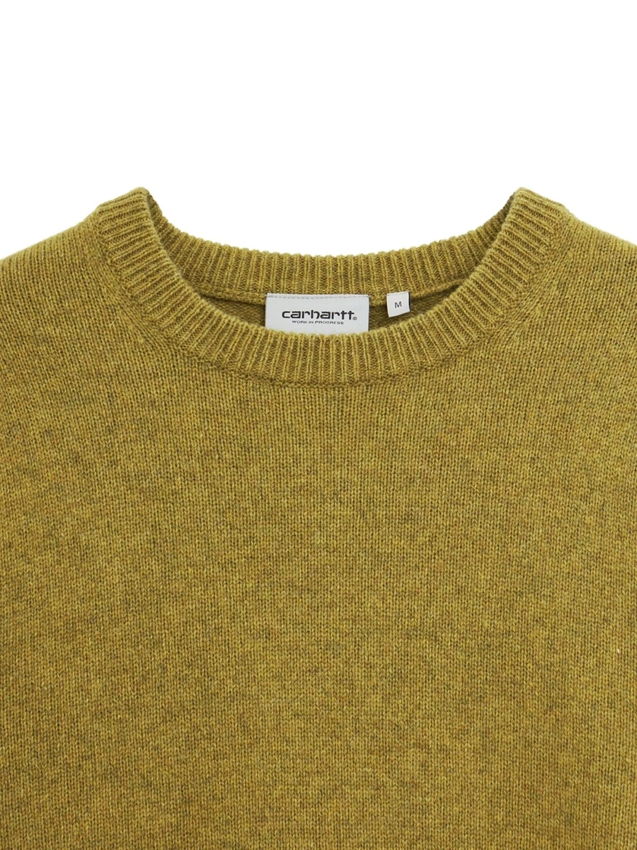 Pulover tricotat Carhartt galben - Img 2