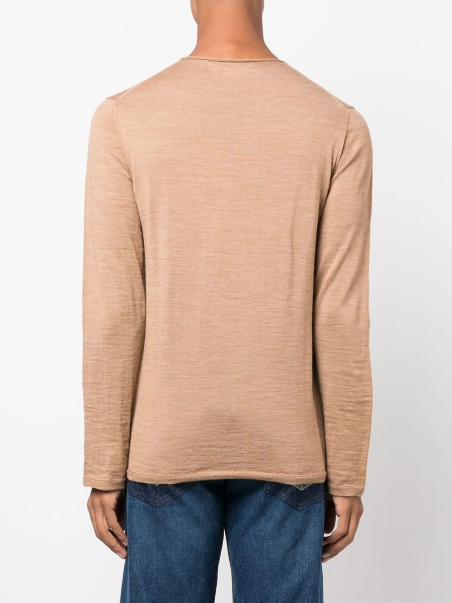 Pulover tricotat Comme des Garçons maro - Img 4