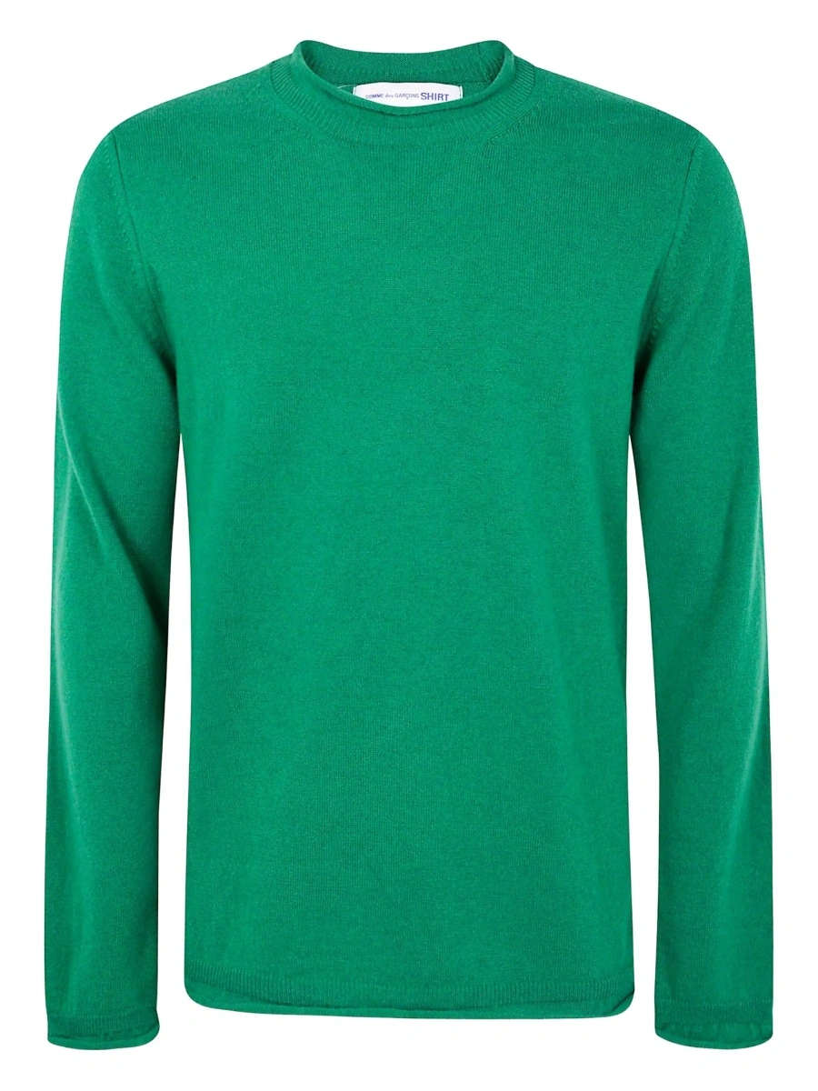 Pulover tricotat Comme des Garçons verde - Img 8