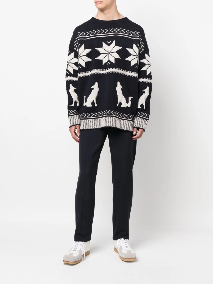 Pulover tricotat ETRO albastru - Img 2