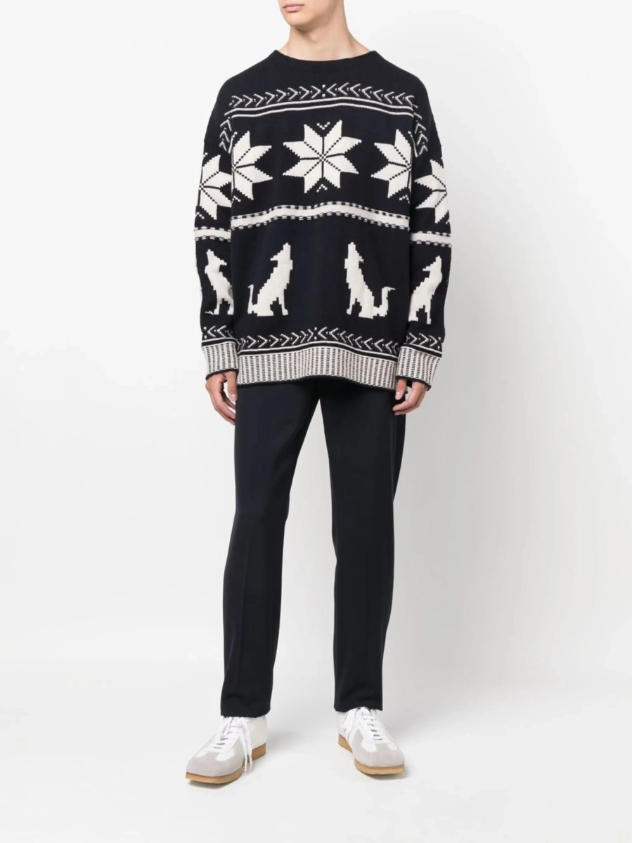 Pulover tricotat ETRO albastru - Img 2