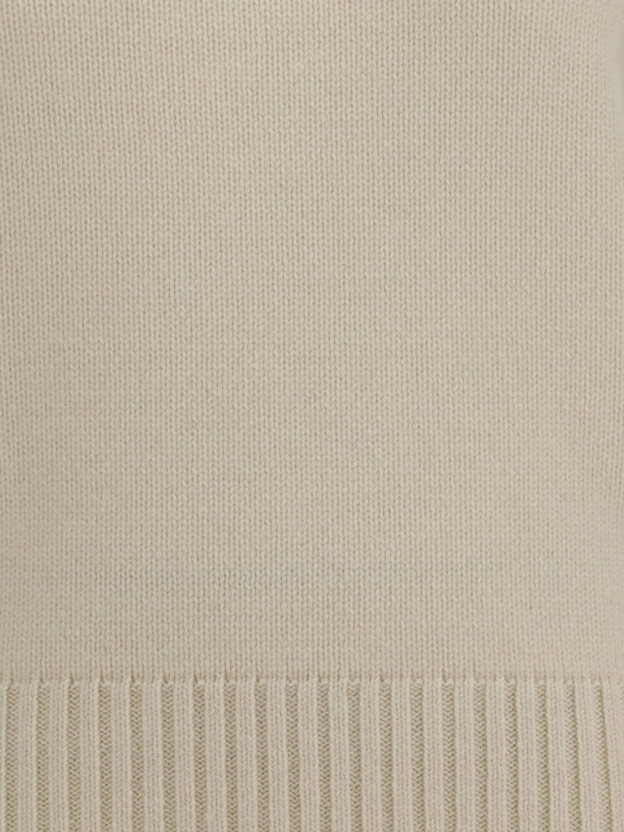 Pulover tricotat EXTREME CASHMERE neutru - Img 3