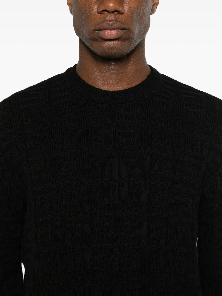 Pulover tricotat Givenchy negru - Img 5