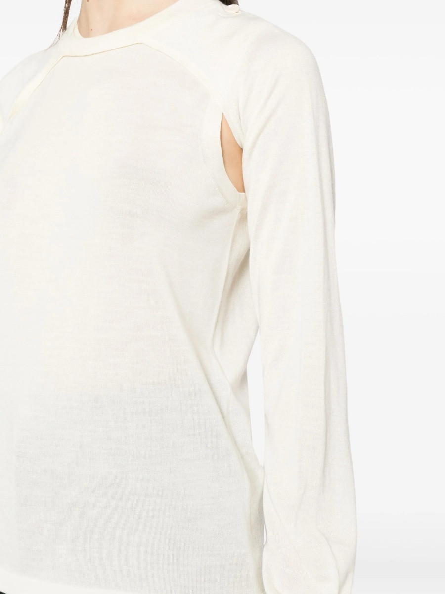 Pulover tricotat HELMUT LANG neutru - Img 5
